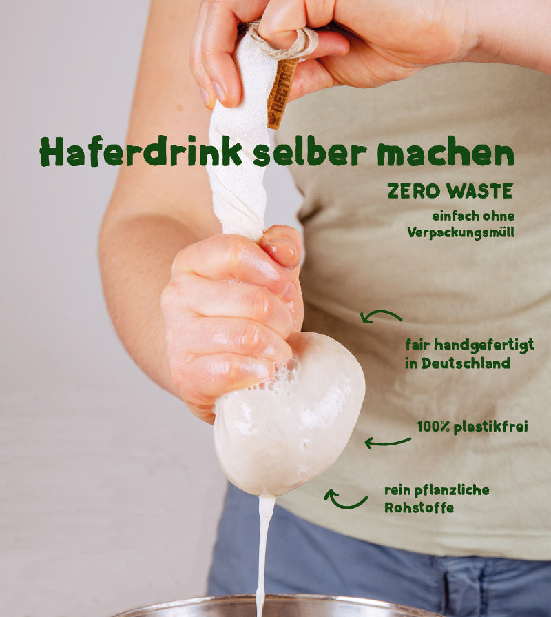 Nectarbar DIY Haferdrink Set: Enzymlösungen mit Filterbeutel