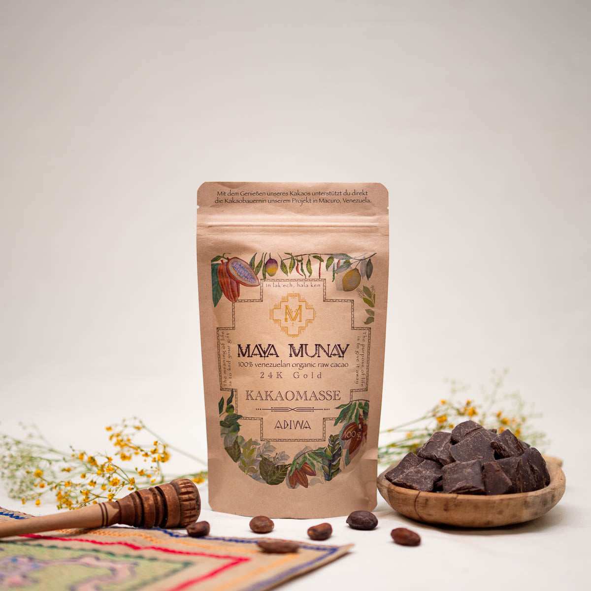 Maya Munay cocoa mass 1 kg